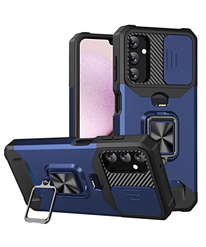 Coque Samsung Galaxy A14 5G / A14 4G Renforcée avec Support et Cache O