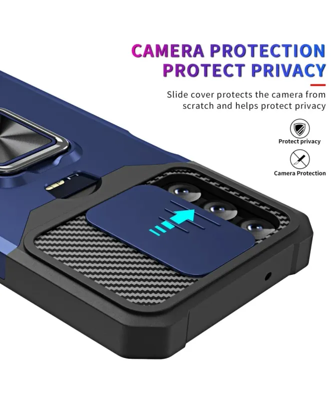 Coque Samsung Galaxy A14 5G / A14 4G Renforcée avec Support et Cache O
