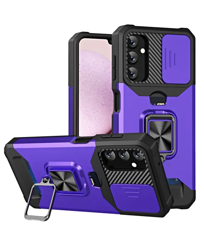 Coque Samsung Galaxy A14 5G / A14 4G Renforcée avec Support et Cache O