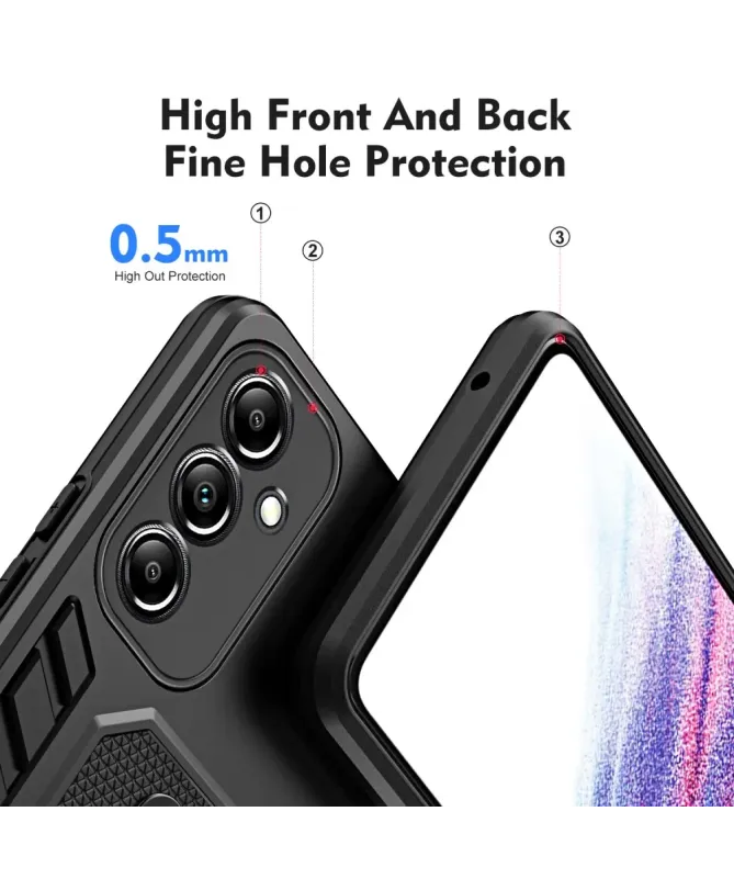 Coque Samsung Galaxy A14 5G / 4G avec support intégré et renforts anti
