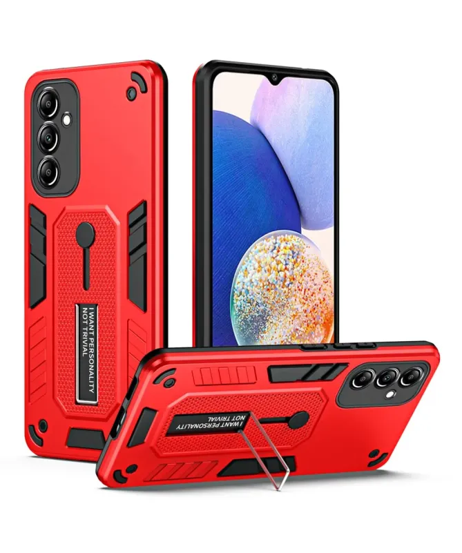Coque Samsung Galaxy A14 5G / 4G avec support intégré et renforts anti