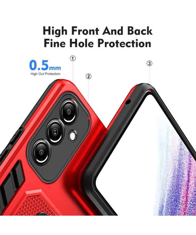 Coque Samsung Galaxy A14 5G / 4G avec support intégré et renforts anti