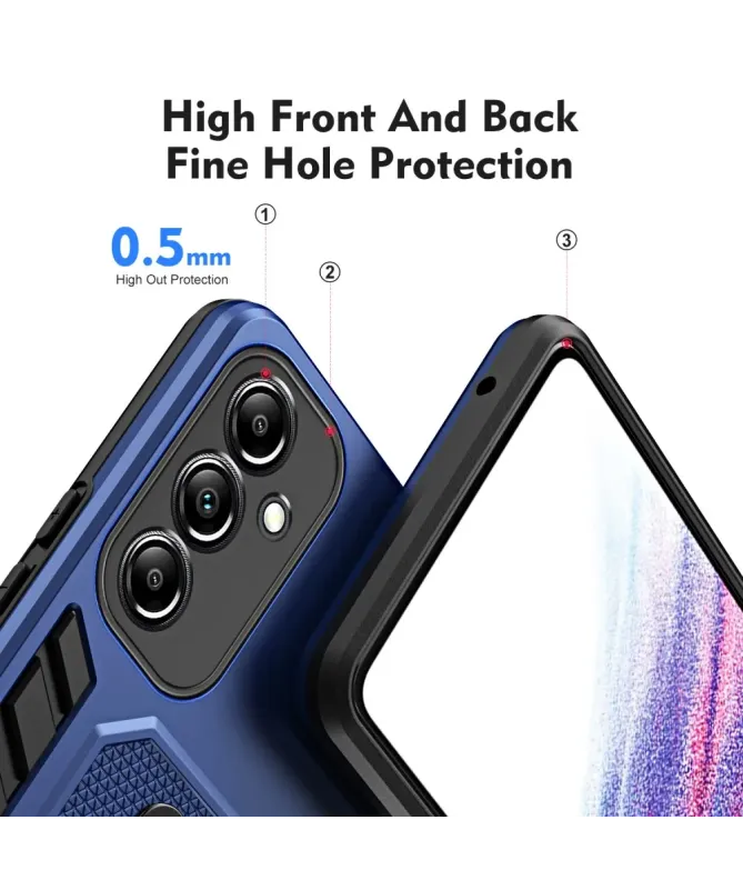 Coque Samsung Galaxy A14 5G / 4G avec support intégré et renforts anti