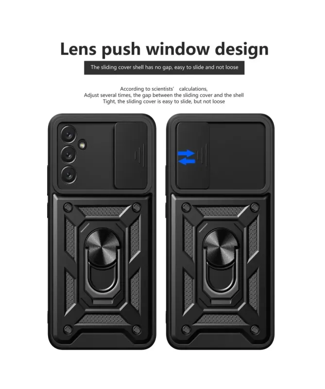Coque Samsung Galaxy A14 4G / 5G Camera Slide Fonction Support
