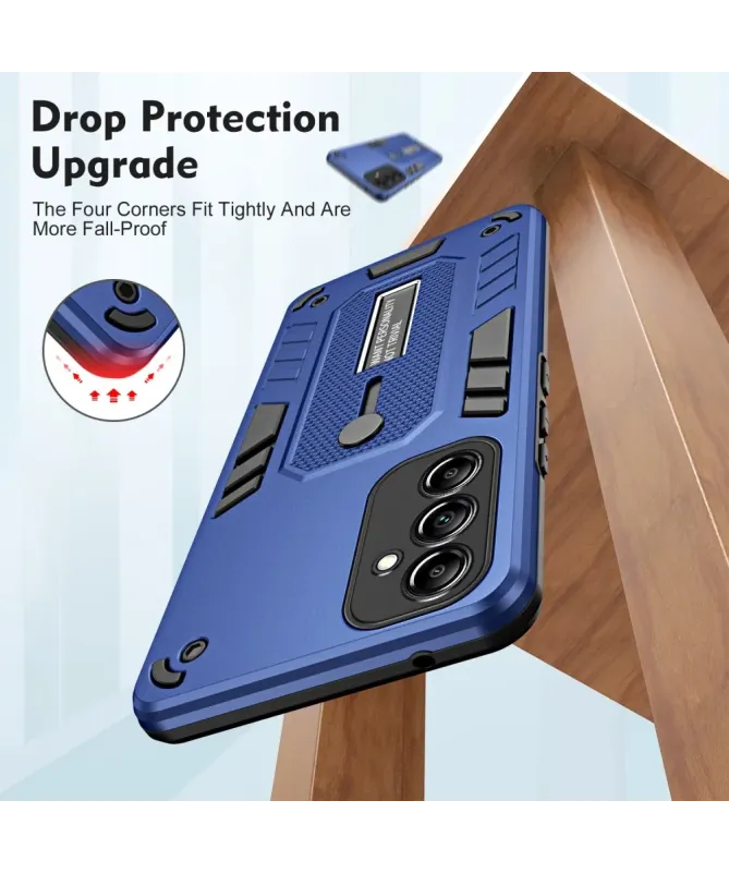 Coque Samsung Galaxy A14 5G / 4G avec support intégré et renforts anti