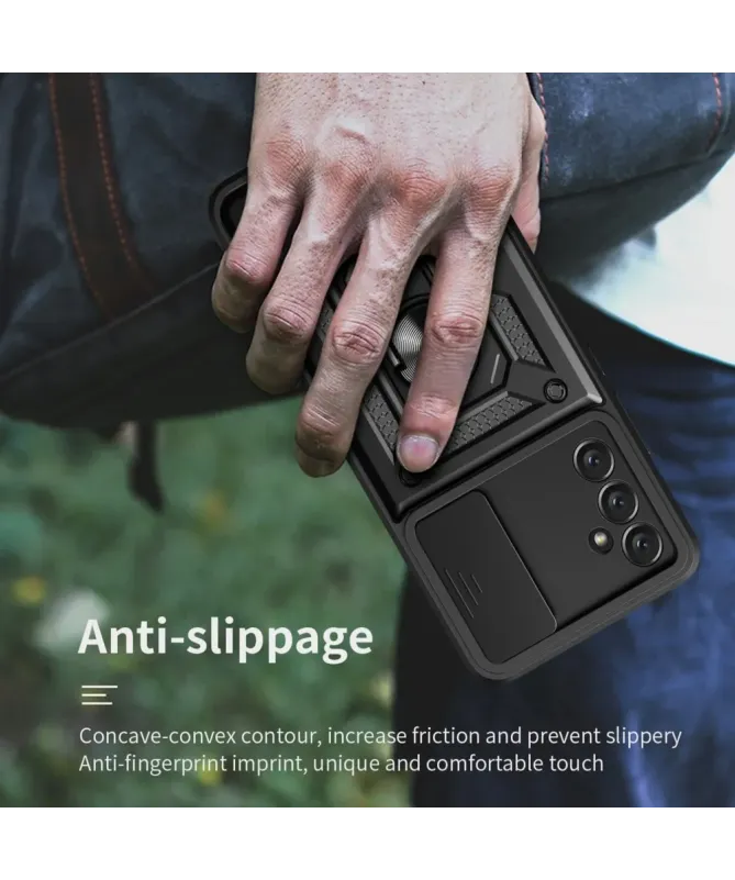 Coque Samsung Galaxy A14 4G / 5G Camera Slide Fonction Support