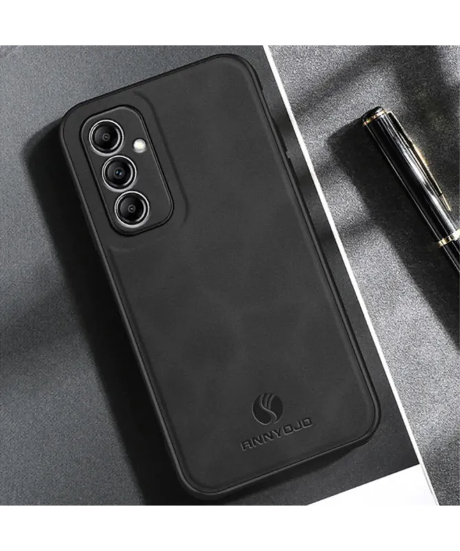 Coque Samsung Galaxy A14 4G / 5G finition cuir rétro | Éloïse