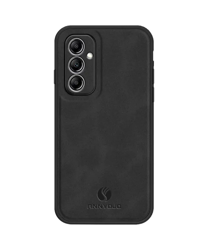 Coque Samsung Galaxy A14 4G / 5G finition cuir rétro | Éloïse