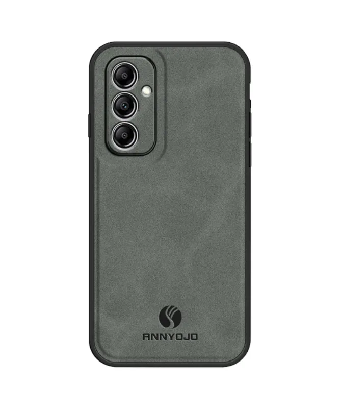 Coque Samsung Galaxy A14 4G / 5G finition cuir rétro | Éloïse