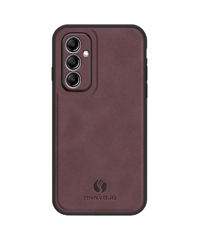 Coque Samsung Galaxy A14 4G / 5G finition cuir rétro | Éloïse