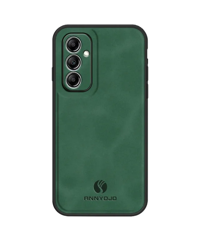 Coque Samsung Galaxy A14 4G / 5G finition cuir rétro | Éloïse