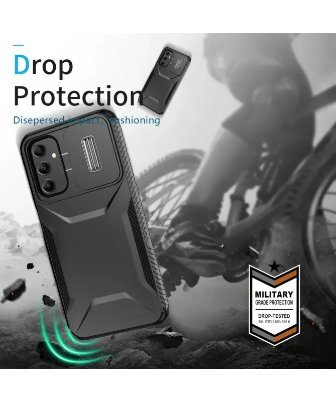 Coque Samsung Galaxy A14 4G / 5G CamShield Anti-Choc Sécurité Caméra