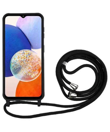 Coque Samsung Galaxy A14 4G / 5G avec Cordon Ajustable Noir - photo 20