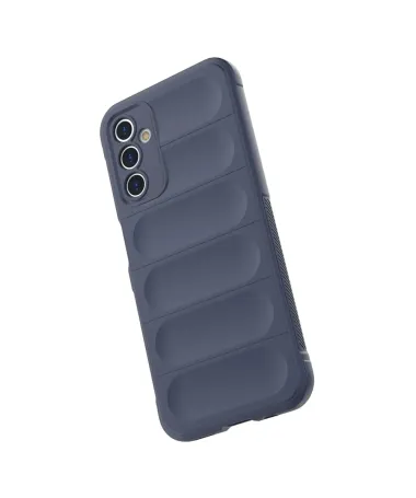 Coque Samsung Galaxy A14 4G / 5G Rugged Silicone Bleu marine - photo 11