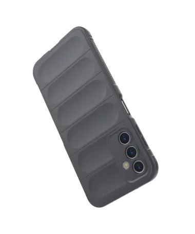 Coque Samsung Galaxy A14 4G / 5G Rugged Silicone Gris Foncé - photo 18
