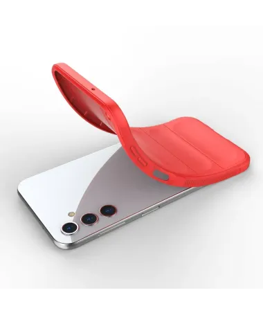 Coque Samsung Galaxy A14 4G / 5G Rugged Silicone Rouge - photo 29