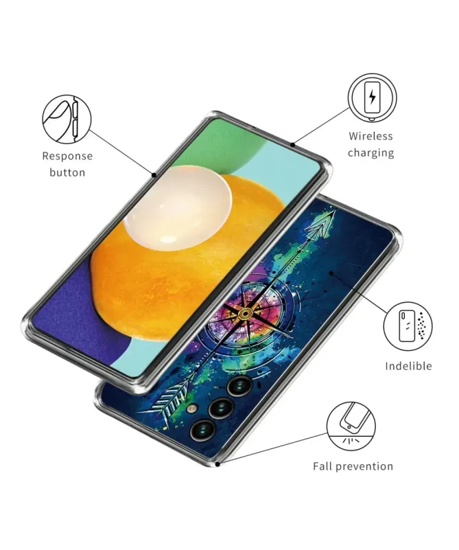Coque Samsung Galaxy A14 5G / 4G motif flèche colorée