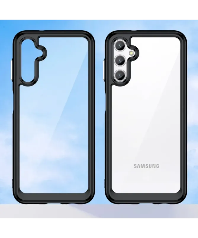 Coque Samsung Galaxy A14 5G / A14 4G Transparente Contour Couleuré