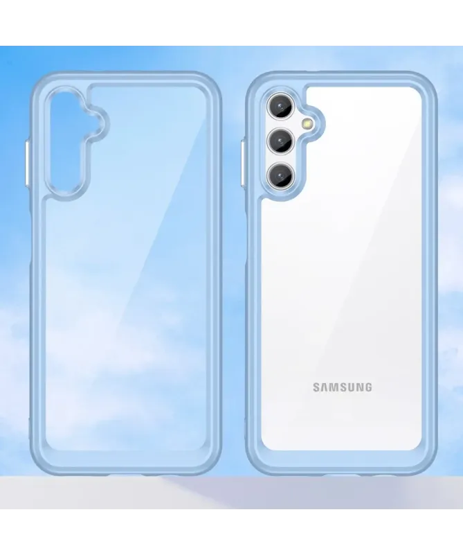 Coque Samsung Galaxy A14 5G / A14 4G Transparente Contour Couleuré