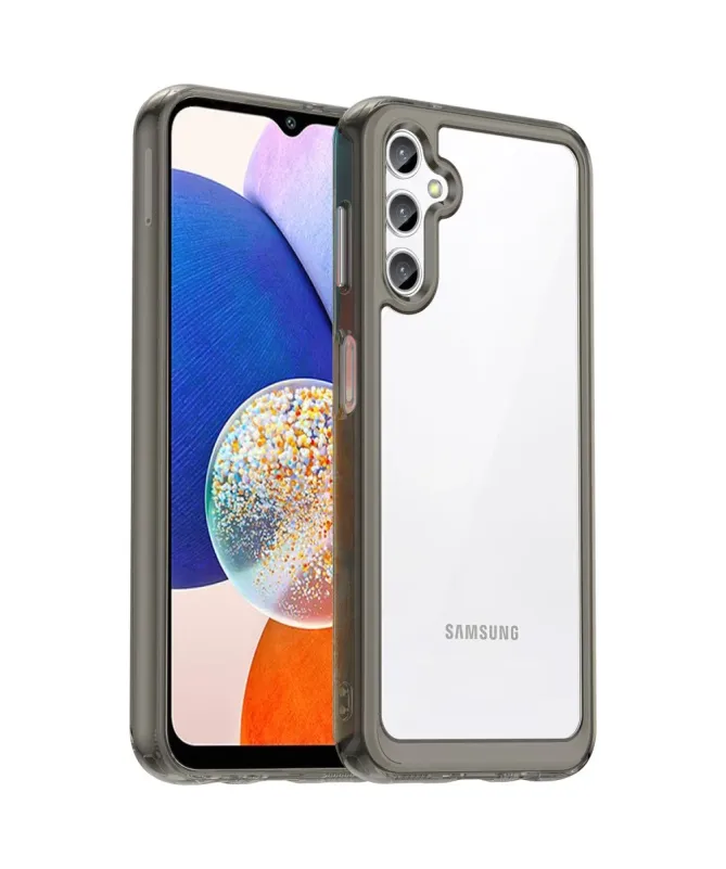 Coque Samsung Galaxy A14 5G / A14 4G Transparente Contour Couleuré