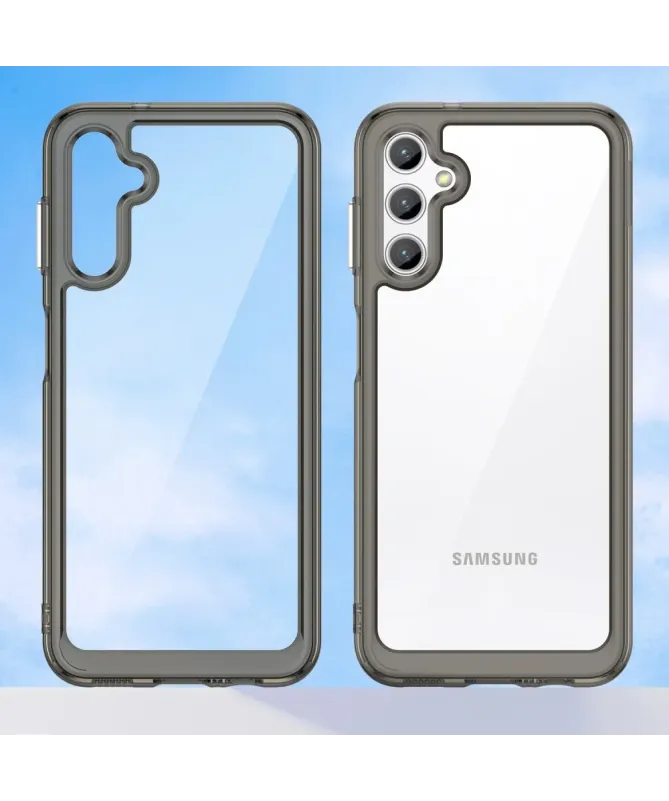 Coque Samsung Galaxy A14 5G / A14 4G Transparente Contour Couleuré