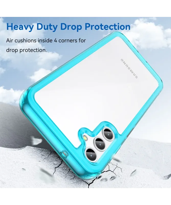 Coque Samsung Galaxy A14 5G / A14 4G Transparente Contour Couleuré