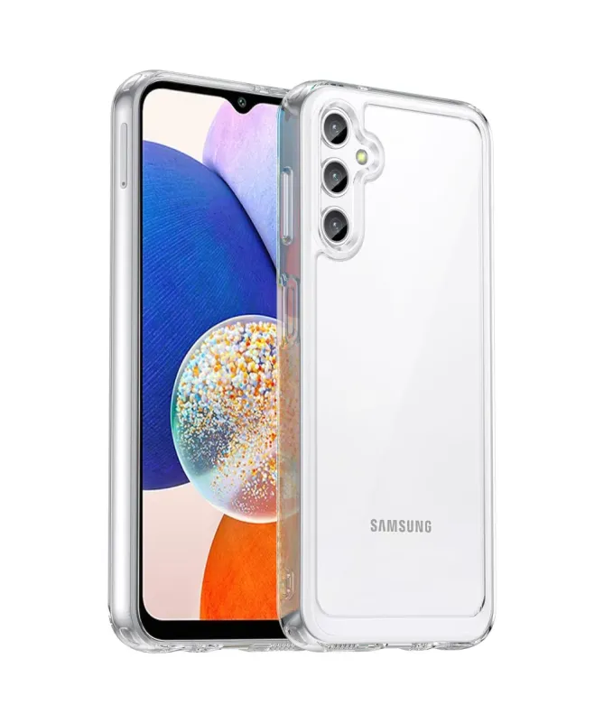 Coque Samsung Galaxy A14 5G / A14 4G Transparente Contour Couleuré