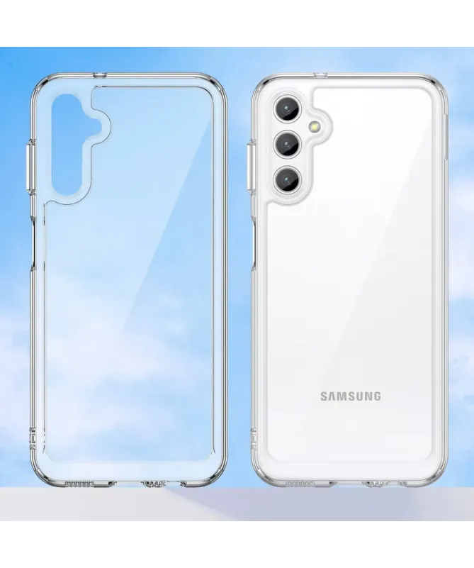 Coque Samsung Galaxy A14 5G / A14 4G Transparente Contour Couleuré