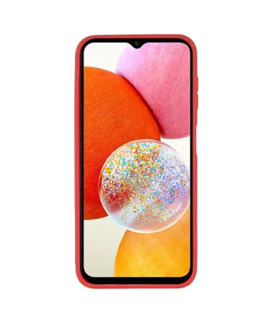 Coque Samsung Galaxy A14 5G / A14 4G Protection Bord Droit Rouge - photo 12