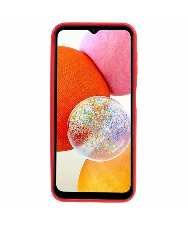 Coque Samsung Galaxy A14 5G / A14 4G silicone glossy Rouge - photo 20