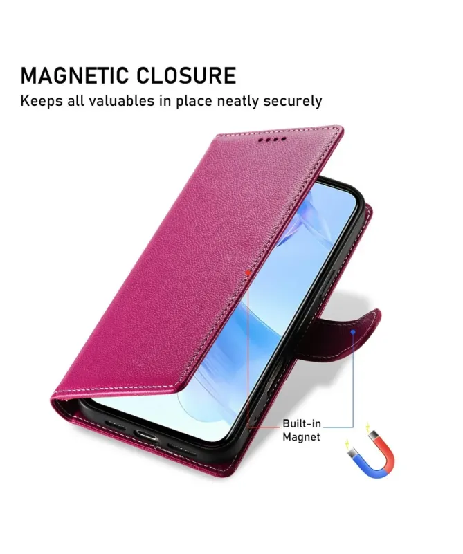 Étui Honor 400 Finition Litchi