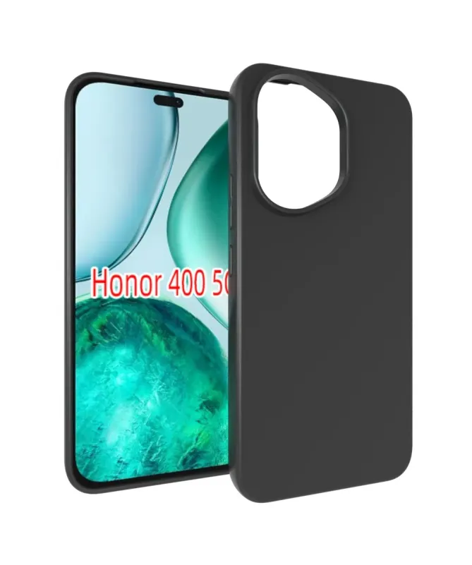 Coque Noire Mat Honor 400 avec Verre Trempé