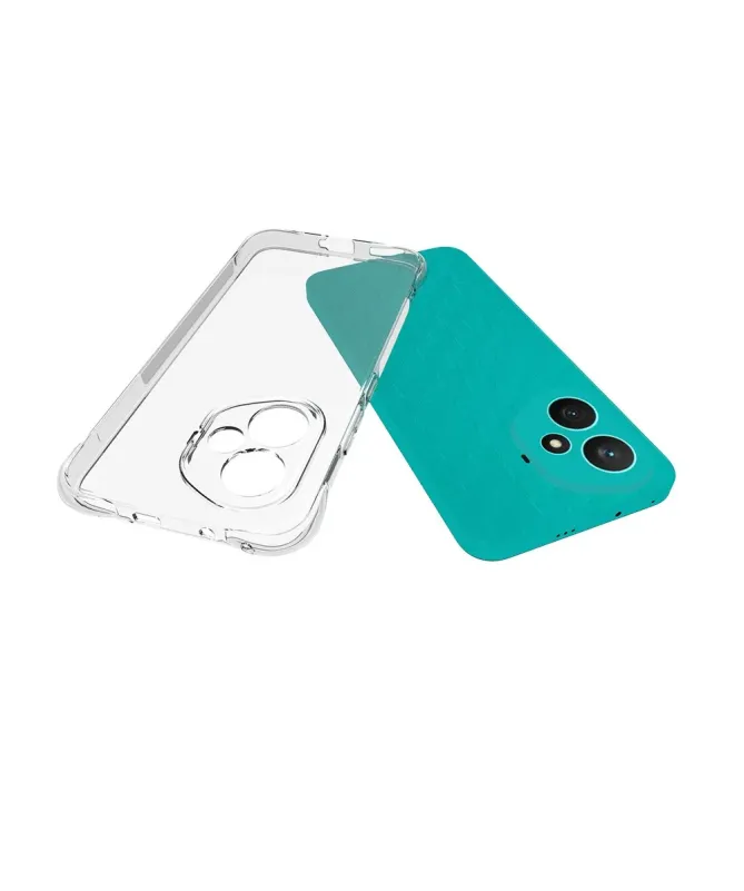 Pack Honor 400 Coque Coins Renforcés Transparente avec Verre Trempé