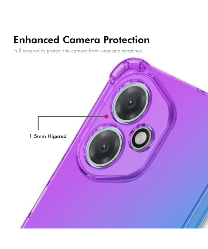 Coque Honor 400 Transparente Bicolore