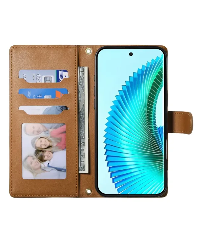 Étui Portefeuille en Cuir pour Honor 400