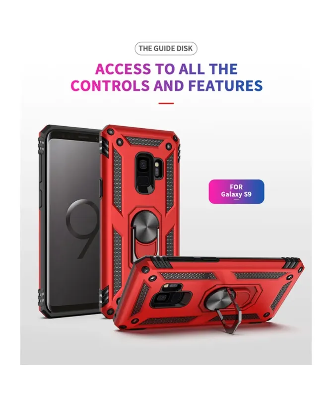 Coque Samsung Galaxy S9 Hybride Fonction Support
