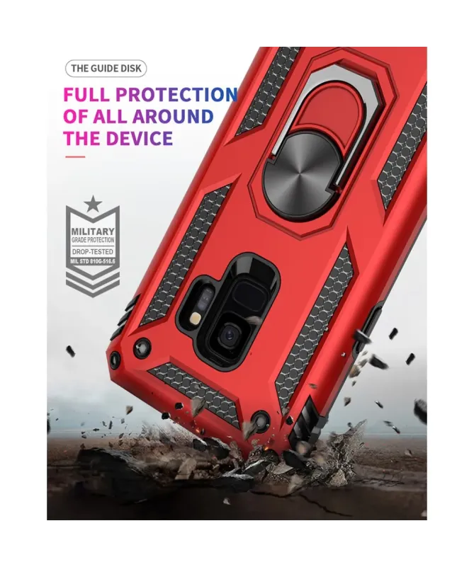 Coque Samsung Galaxy S9 Hybride Fonction Support
