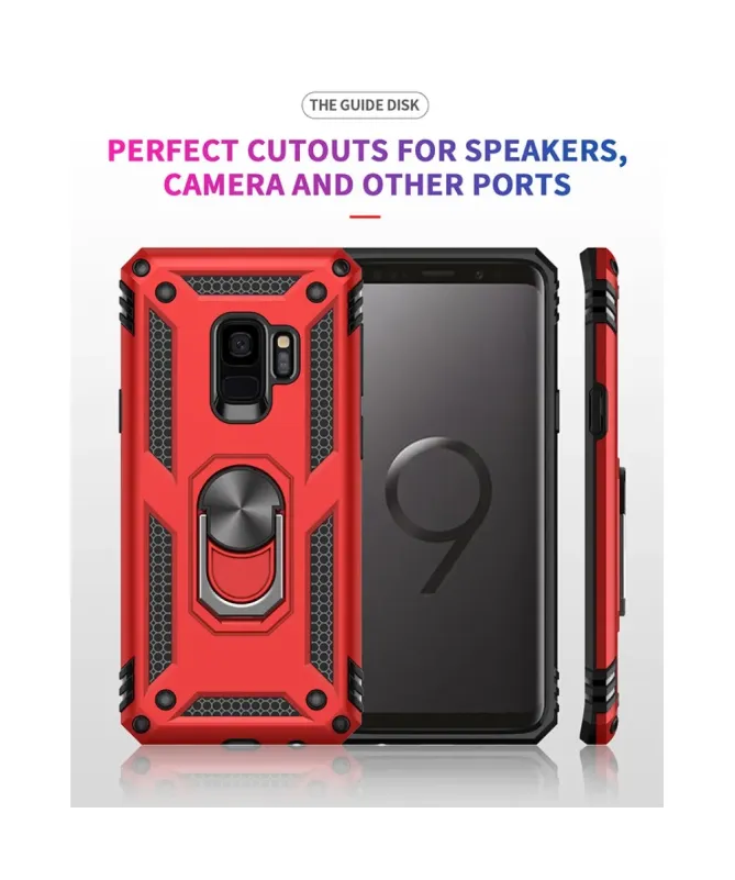 Coque Samsung Galaxy S9 Hybride Fonction Support