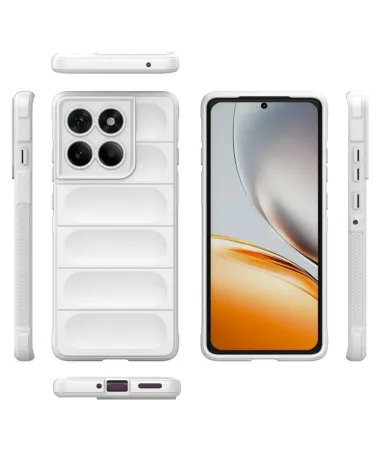 Coque Motorola Edge 60 Pro Rugged Silicone Blanc - photo 8