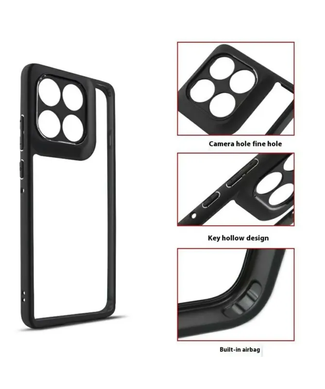 Coque Motorola Edge 60 Pro Style Bumper Transparent