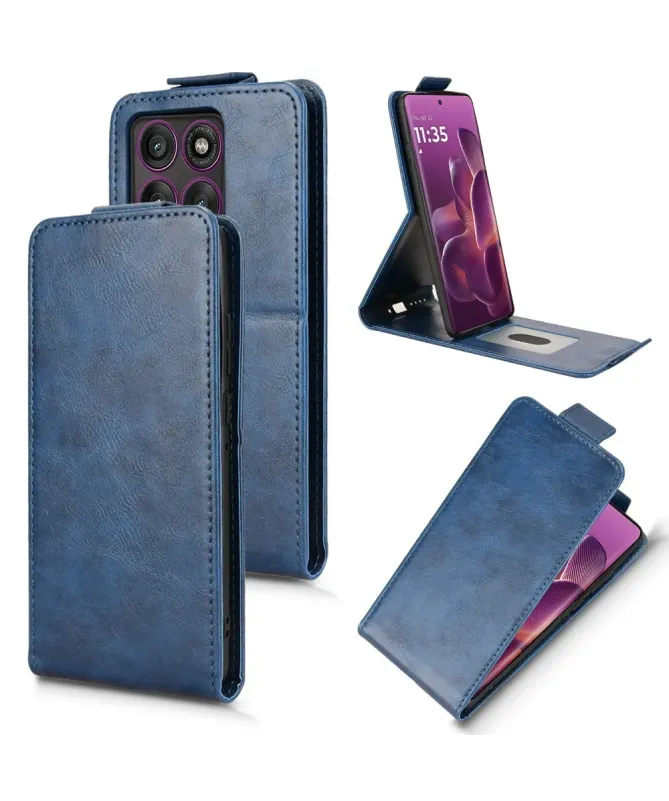 Housse Motorola Edge 60 Pro Verticale avec Porte-Carte | MONZA