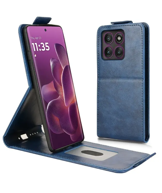Housse Motorola Edge 60 Pro Verticale avec Porte-Carte | MONZA