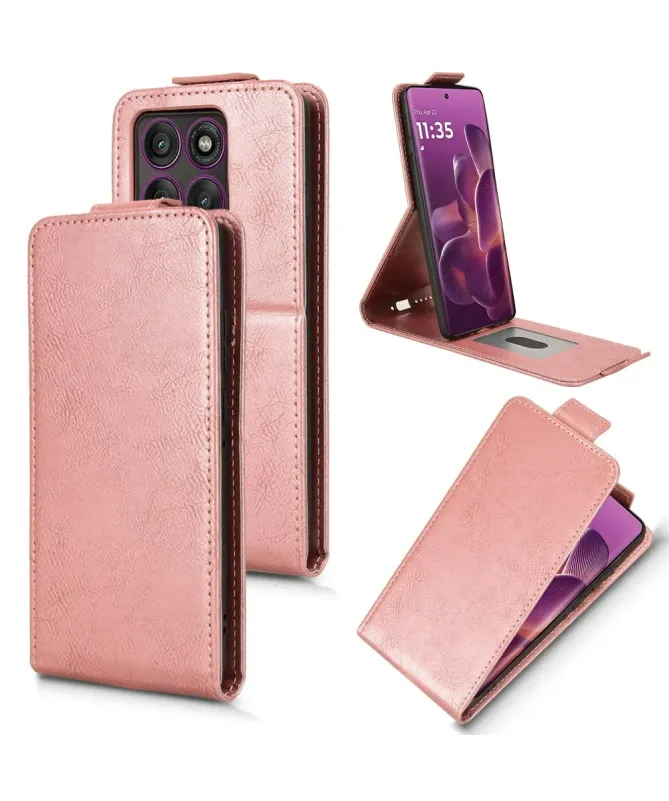 Housse Motorola Edge 60 Pro Verticale avec Porte-Carte | MONZA
