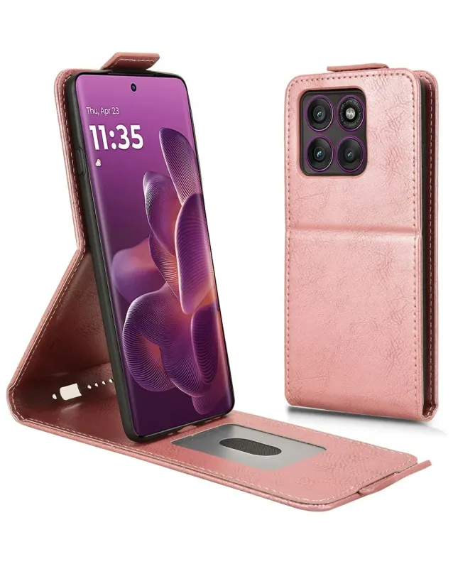 Housse Motorola Edge 60 Pro Verticale avec Porte-Carte | MONZA