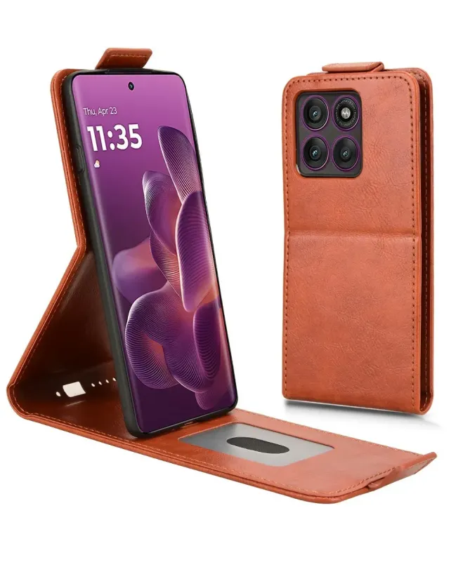 Housse Motorola Edge 60 Pro Verticale avec Porte-Carte | MONZA