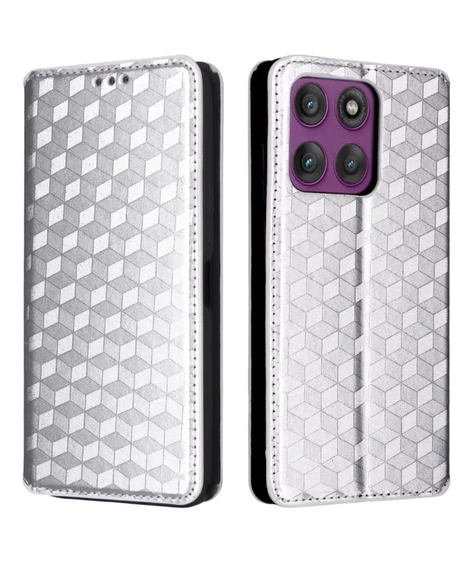 Housse Motorola Edge 60 Pro flip cover design géométrie