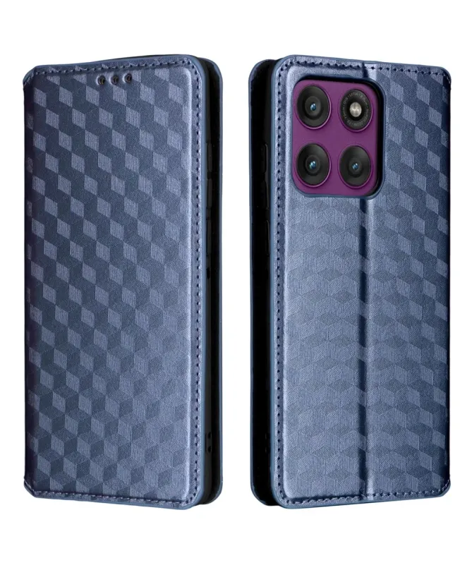 Housse Motorola Edge 60 Pro flip cover design géométrie