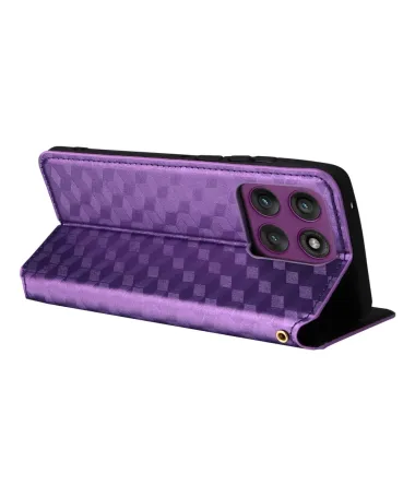 Housse Motorola Edge 60 Pro flip cover design géométrie Violet - photo 12