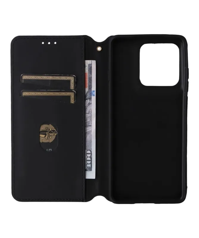 Housse Motorola Edge 60 Pro flip cover design géométrie