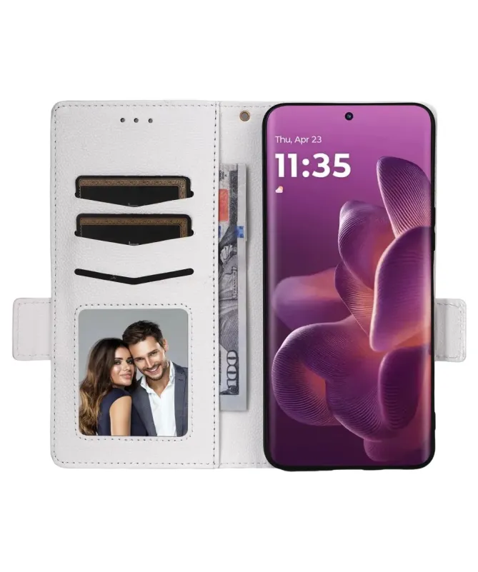 Housse Motorola Edge 60 Pro effet cuir à Lanière | FOLKEN